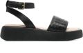 Bugatti Kya leren sandalen Zwart - Zwart