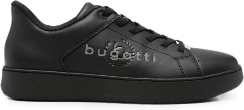 Bugatti Alaric sneakers met logoplakkaat Zwart