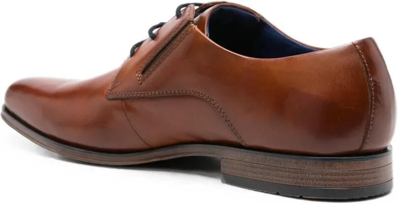 Bugatti Derby schoenen met elastisch inzetstuk en logoplakkaat Bruin - Foto 3