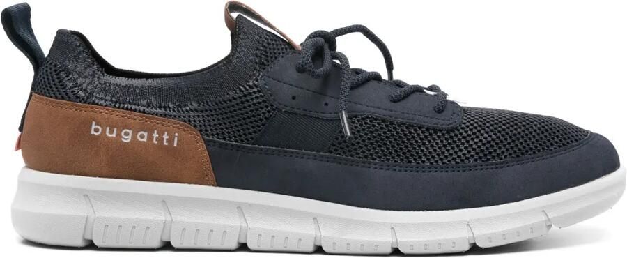 Bugatti Gebreide sneakers Blauw