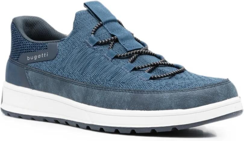Bugatti knit panelled sneakers Blauw - Foto 3