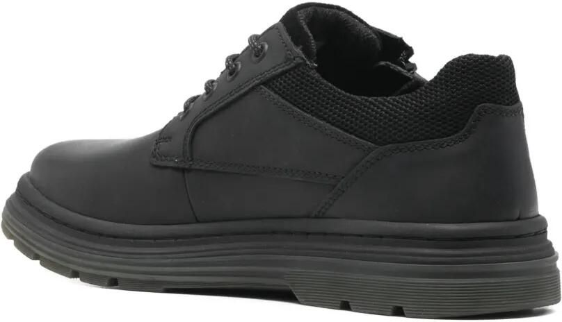 Bugatti Leren derby schoenen met rits Zwart - Foto 3