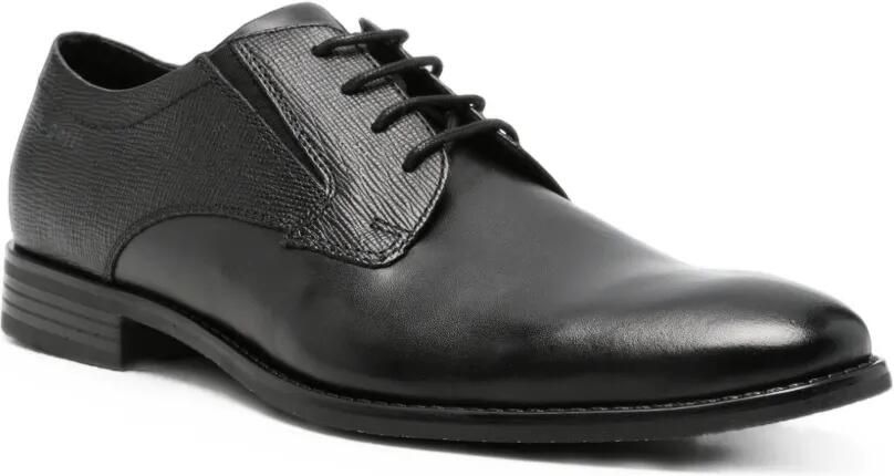 Bugatti Leren derby schoenen met vlak met textuur Zwart - Foto 2