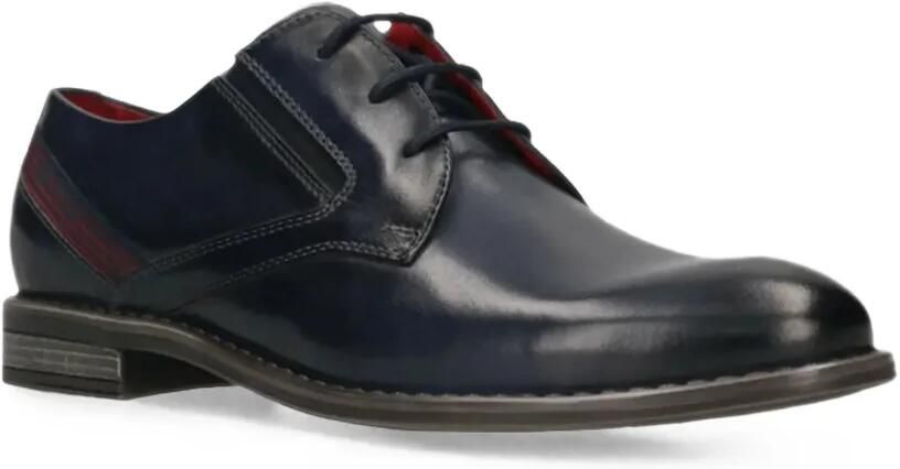 Bugatti Leren Derby veterschoenen Blauw - Foto 3
