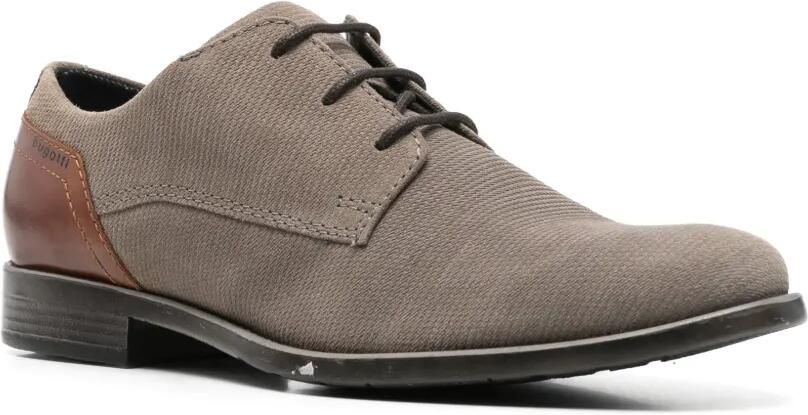 Bugatti Licio derby schoenen met contrasterende hak Grijs - Foto 2