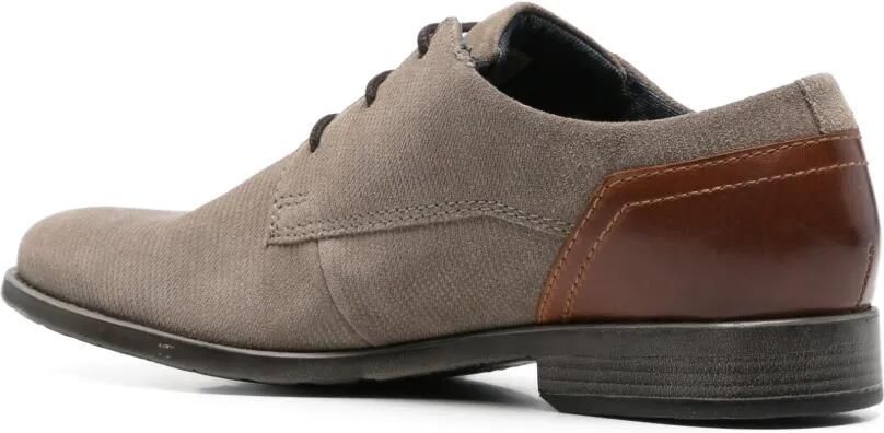 Bugatti Licio derby schoenen met contrasterende hak Grijs - Foto 4