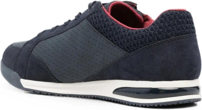 Bugatti logo-print zip-detail sneakers Blauw - Foto 2