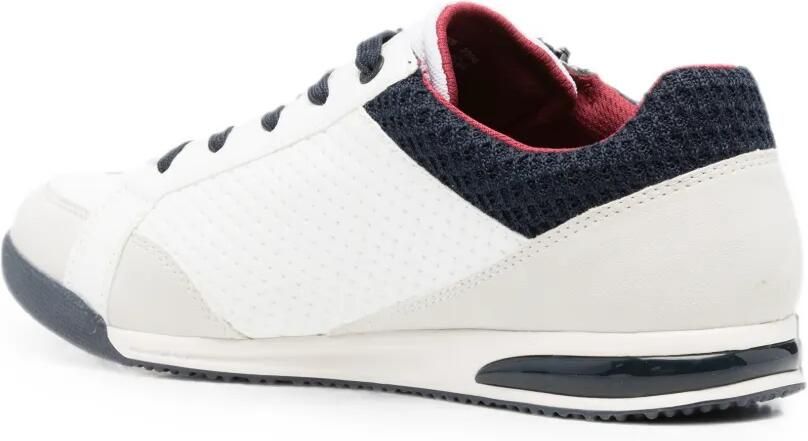 Bugatti logo-print zip-fastening sneakers Wit - Foto 3
