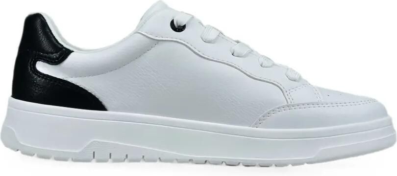Bugatti Low-top sneakers met logo-patch en vlakken Wit