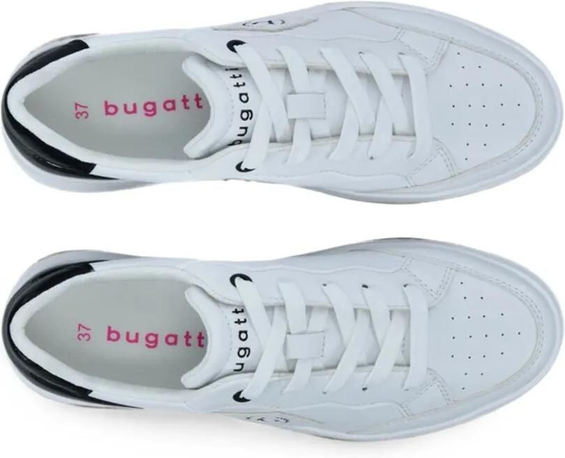 Bugatti Low-top sneakers met logo-patch en vlakken Wit - Foto 2