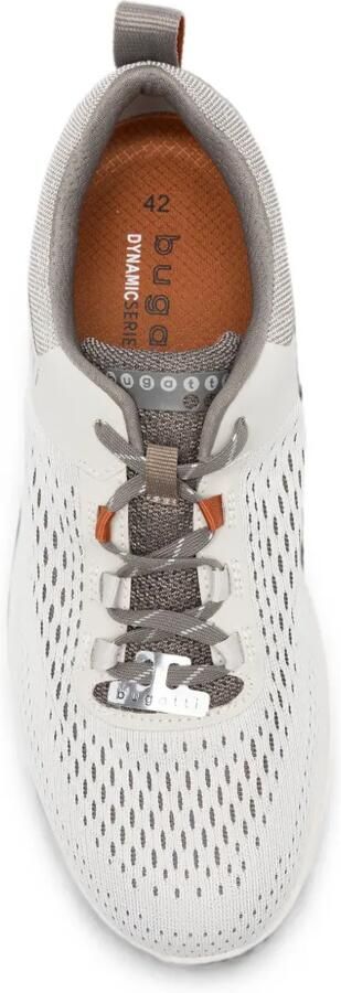 Bugatti mesh-panel lace-up sneakers Grijs - Foto 4