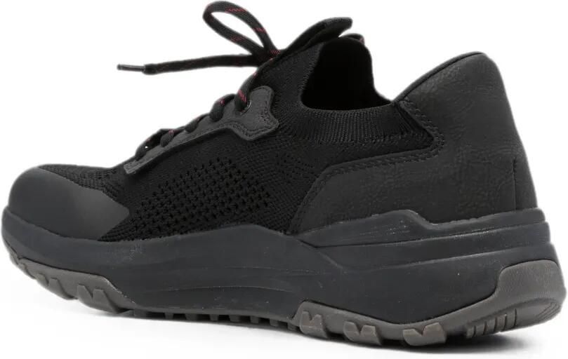 Bugatti mesh-panelled lace-up sneakers Zwart - Foto 4