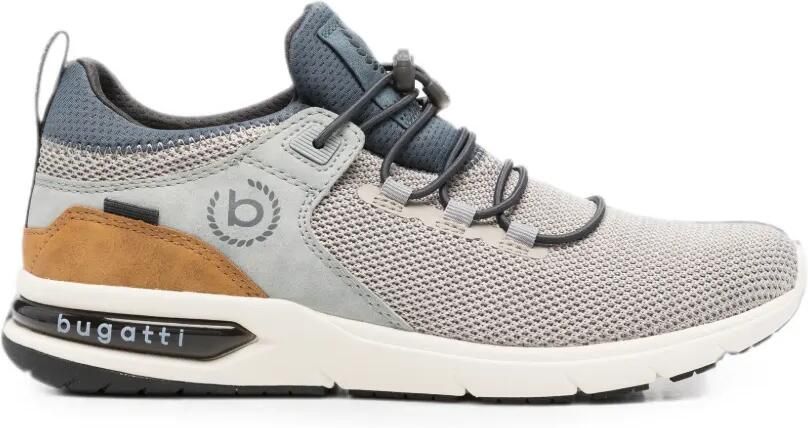 Bugatti mesh panelled sneakers Grijs