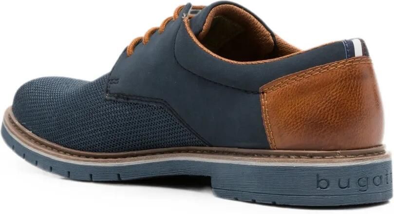 Bugatti panelled lace-up derby shoes Blauw - Foto 3