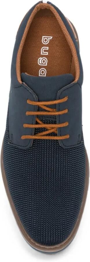 Bugatti panelled lace-up derby shoes Blauw - Foto 2
