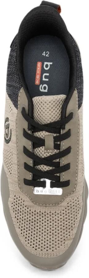 Bugatti perforated panelled sneakers Groen - Foto 4