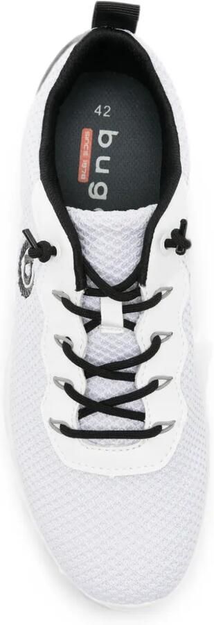 Bugatti Sneakers met borduurwerk Wit