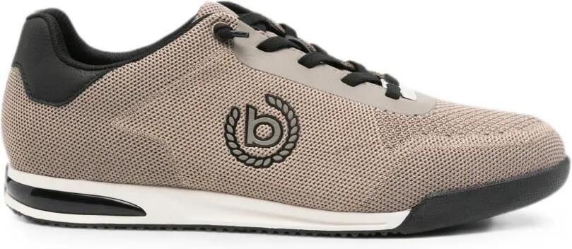 Bugatti Sneakers met logopatch Beige