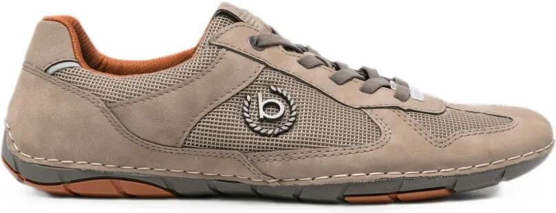Bugatti Sneakers met logoplakkaat Beige
