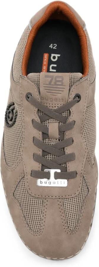 Bugatti Sneakers met logoplakkaat Beige - Foto 3