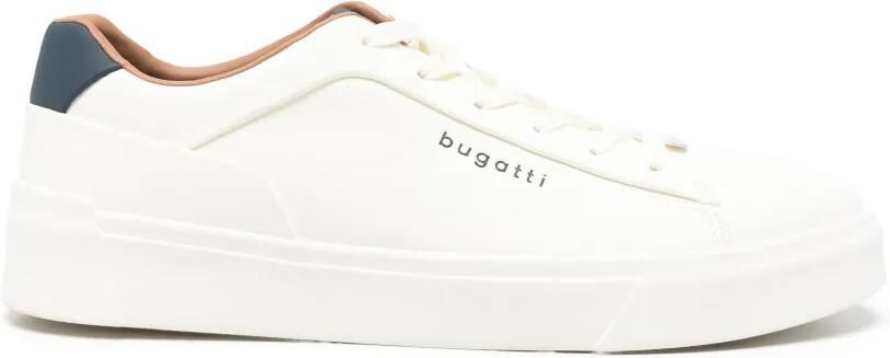 Bugatti Sneakers met logoprint Wit