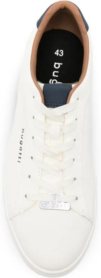 Bugatti Sneakers met logoprint Wit - Foto 4