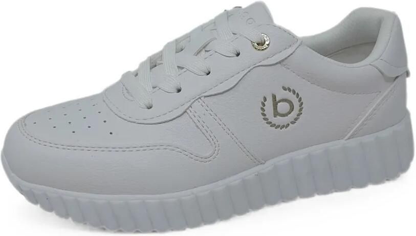 Bugatti Sneakers met logoprint Wit