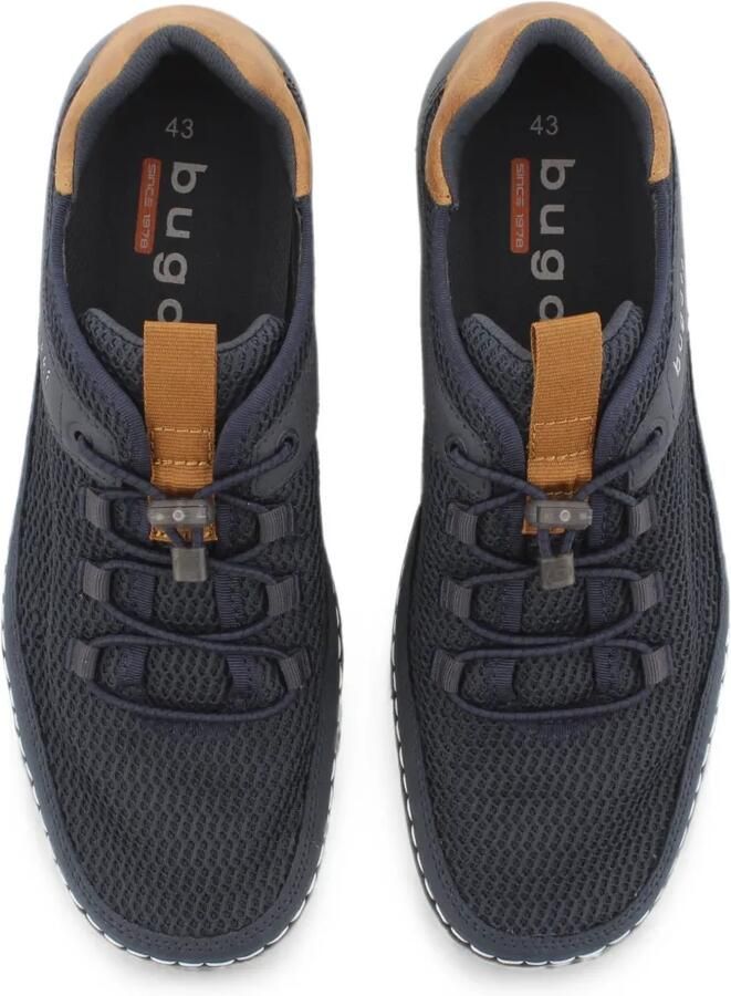 Bugatti Sneakers met mesh vlak en houtje-touwtje-sluiting Blauw - Foto 2