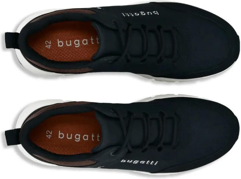 Bugatti Sneakers met mesh vlak en logo Zwart - Foto 2