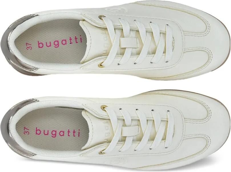 Bugatti Sneakers met metallic-effect en logo-reliëf Wit - Foto 2