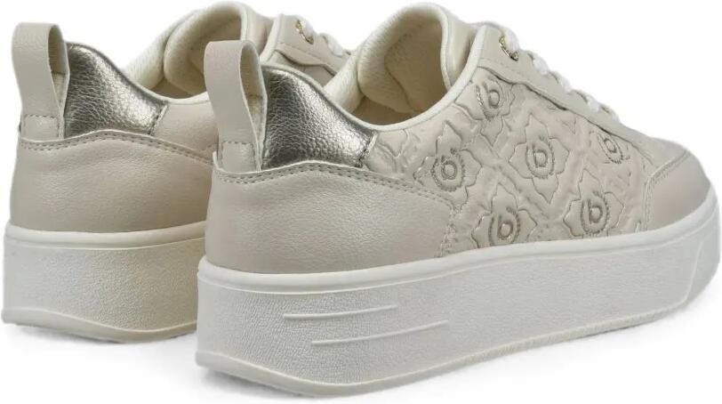 Bugatti Sneakers met metallic-effect en monogram-reliëf Beige - Foto 4