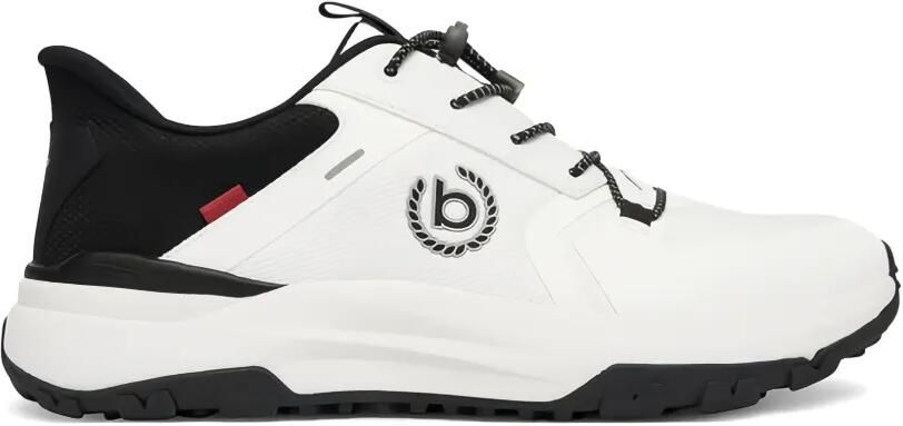 Bugatti Sneakers met vlakken en houtje-touwtje sluiting Wit