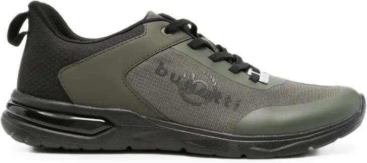 Bugatti Sneakers met vlakken en logoprint Groen