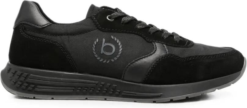 Bugatti Sneakers met vlakken en logoprint Zwart