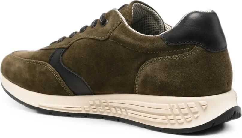 Bugatti Suède sneakers met logoprint Groen - Foto 3