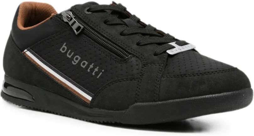 Bugatti Trevor sneakers met rits Zwart