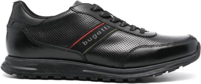 Bugatti Cirino leren sneakers Zwart