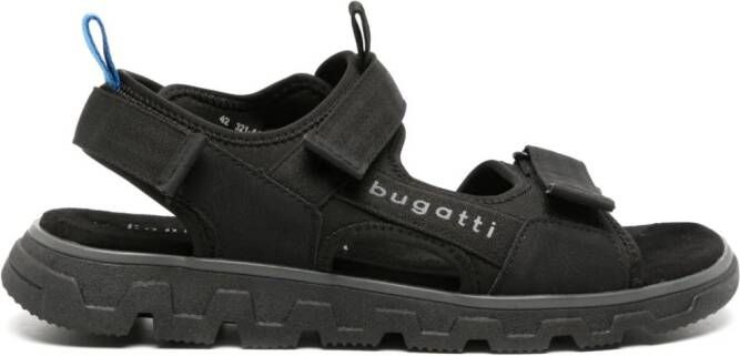Bugatti Creek sandalen met open neus Zwart
