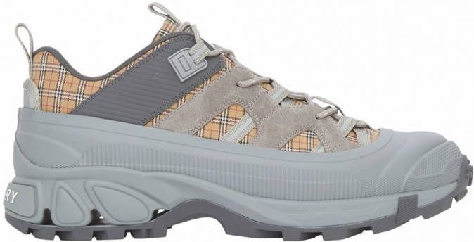 Burberry Arthur geruite sneakers Wit