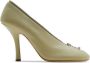 Burberry Baby Zip leren pumps Groen - Thumbnail 1