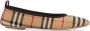 Burberry Pre-owned geruite ballerina's Beige - Thumbnail 1