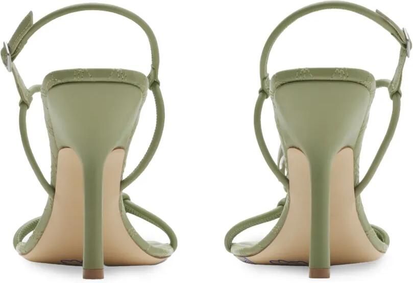 Burberry 105 mm Ronda leren sandalen Groen - Foto 4