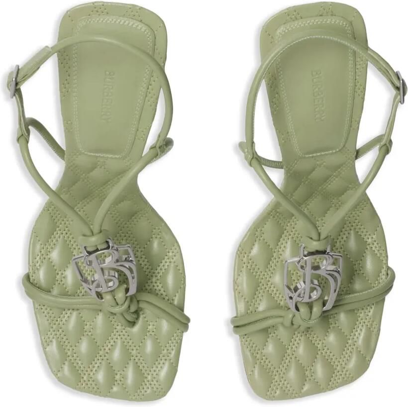 Burberry 105 mm Ronda leren sandalen Groen - Foto 3