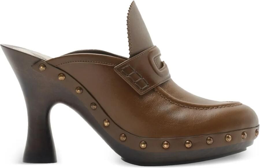 Burberry 111 mm Potter muiltjes Bruin