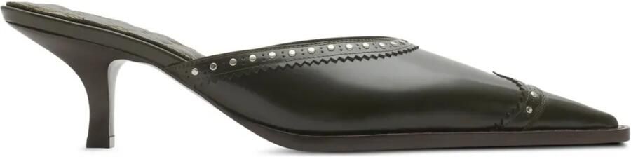Burberry 55 mm Bird muiltjes Bruin