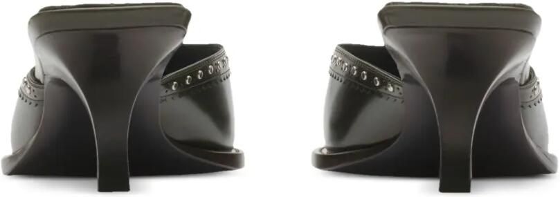 Burberry 55 mm Bird muiltjes Bruin - Foto 4