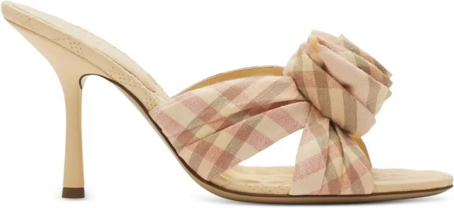 Burberry 90mm Mews Rose muiltjes Beige