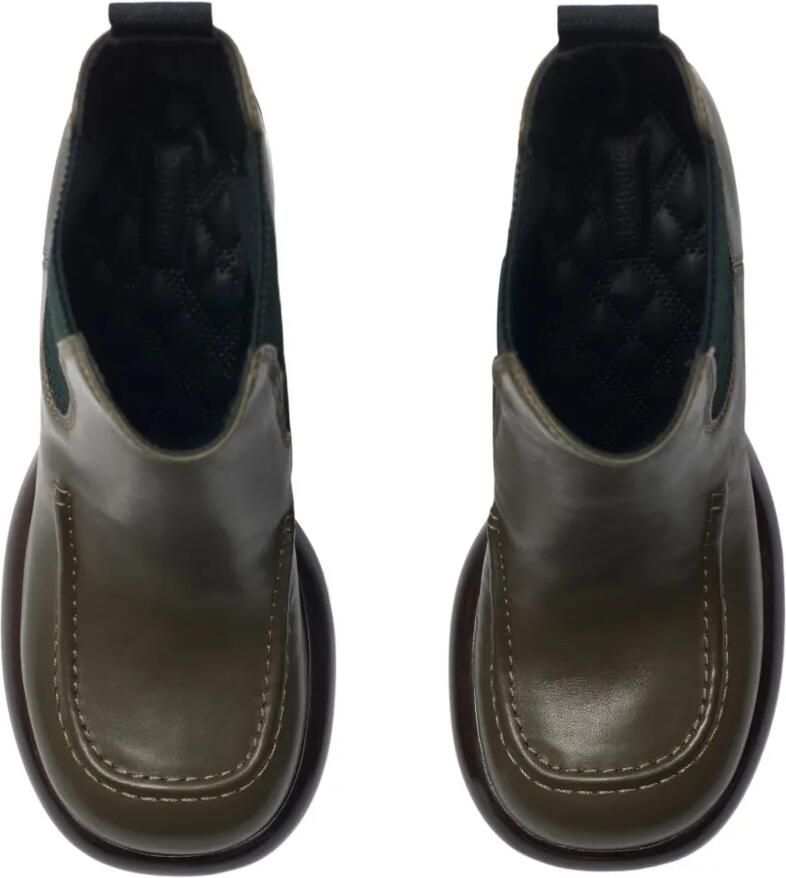 Burberry 95 mm Wedge Chelsea laarzen Groen - Foto 2