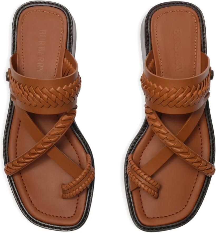 Burberry Baez leren sandalen​ Beige - Foto 2