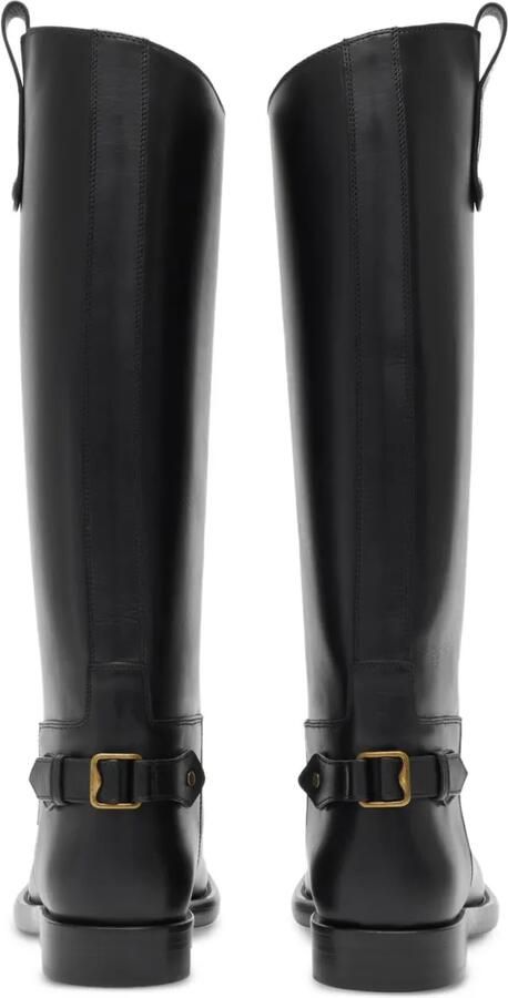Burberry Cavalier leren knielaarzen Zwart - Foto 3